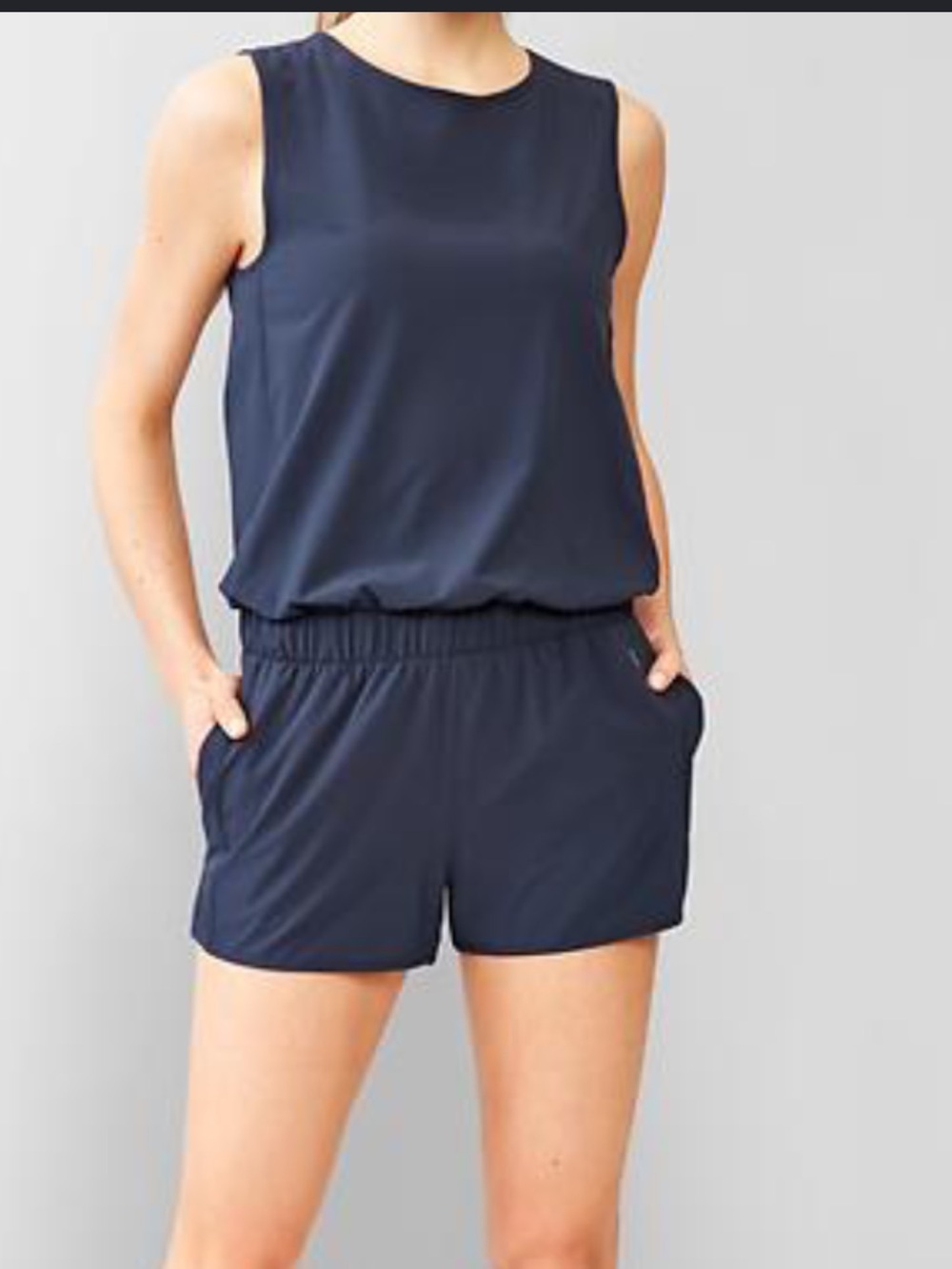 GapFit Studio Romper – True Indigo – XS